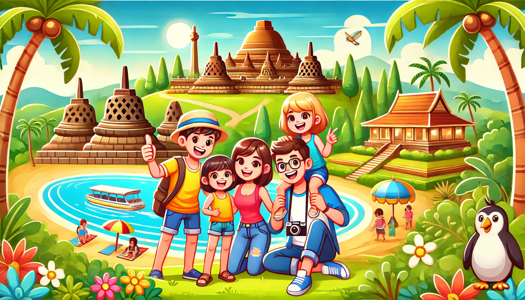 10 Destinasi Wisata Keluarga yang Asyik dan Ramah Kantong di Indonesia