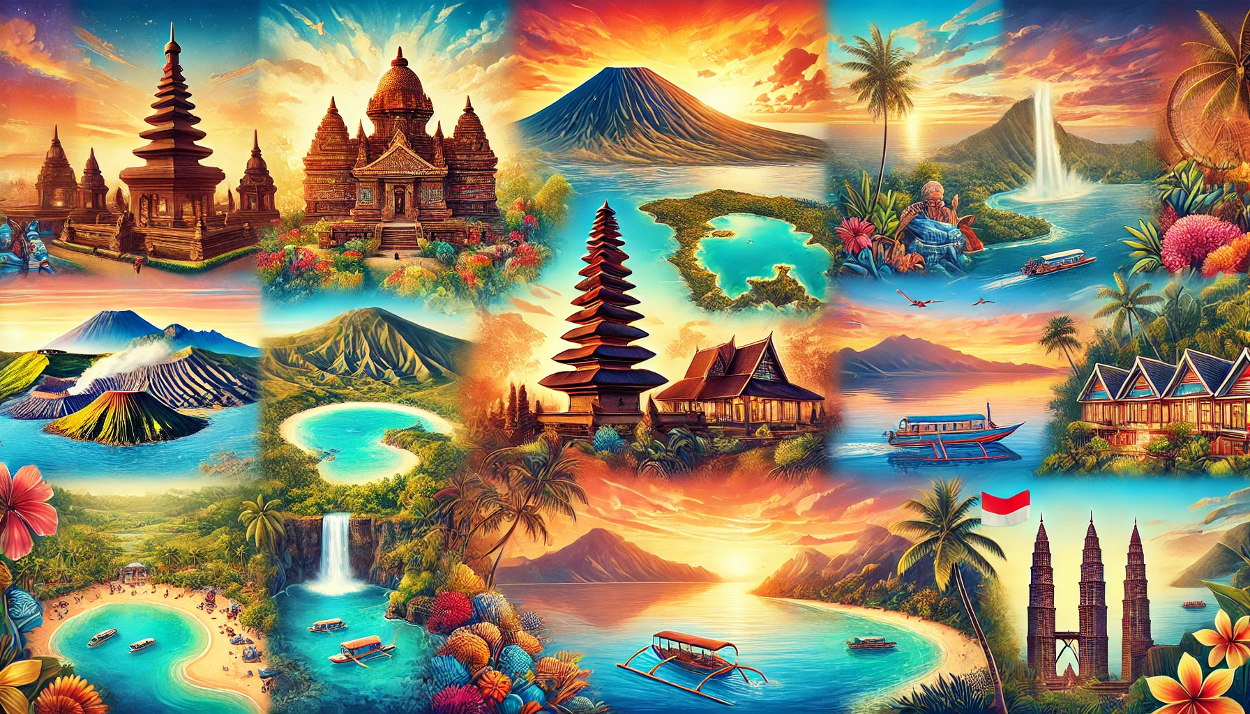 10 Destinasi Wisata Seru di Indonesia yang Wajib Kamu Kunjungi Sebelum 2024!