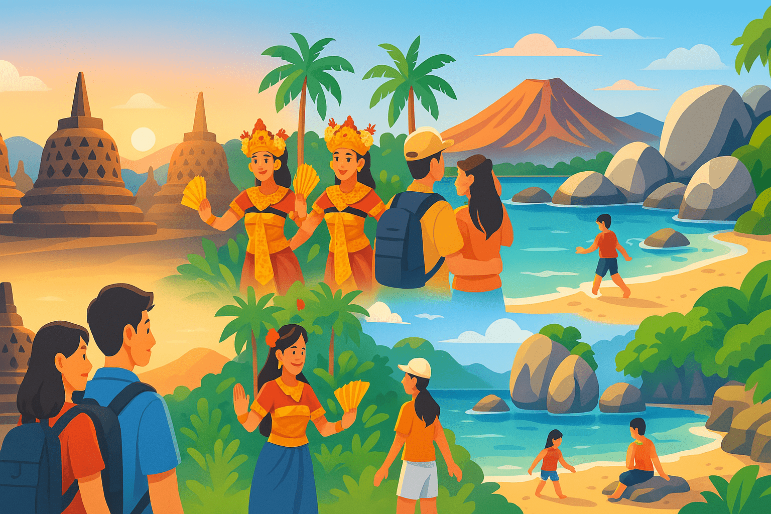 7 Destinasi Wisata Paling Hits di Indonesia April 2025