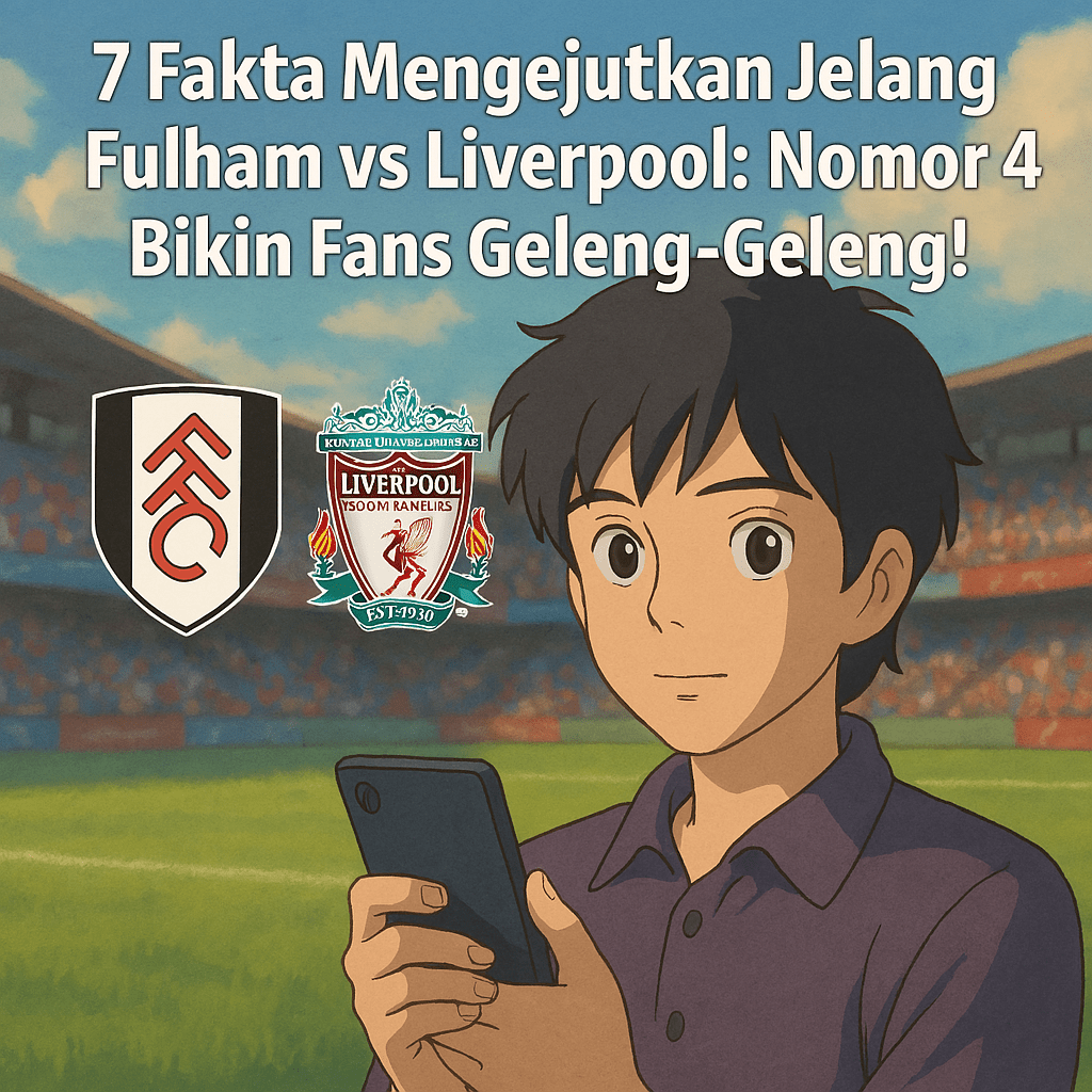7 Fakta Mengejutkan Jelang Fulham vs Liverpool