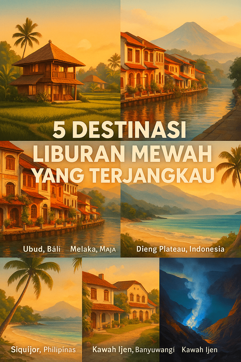 5 Destinasi Liburan Murah Tapi Mewah yang Bikin Kamu Serasa Sultan