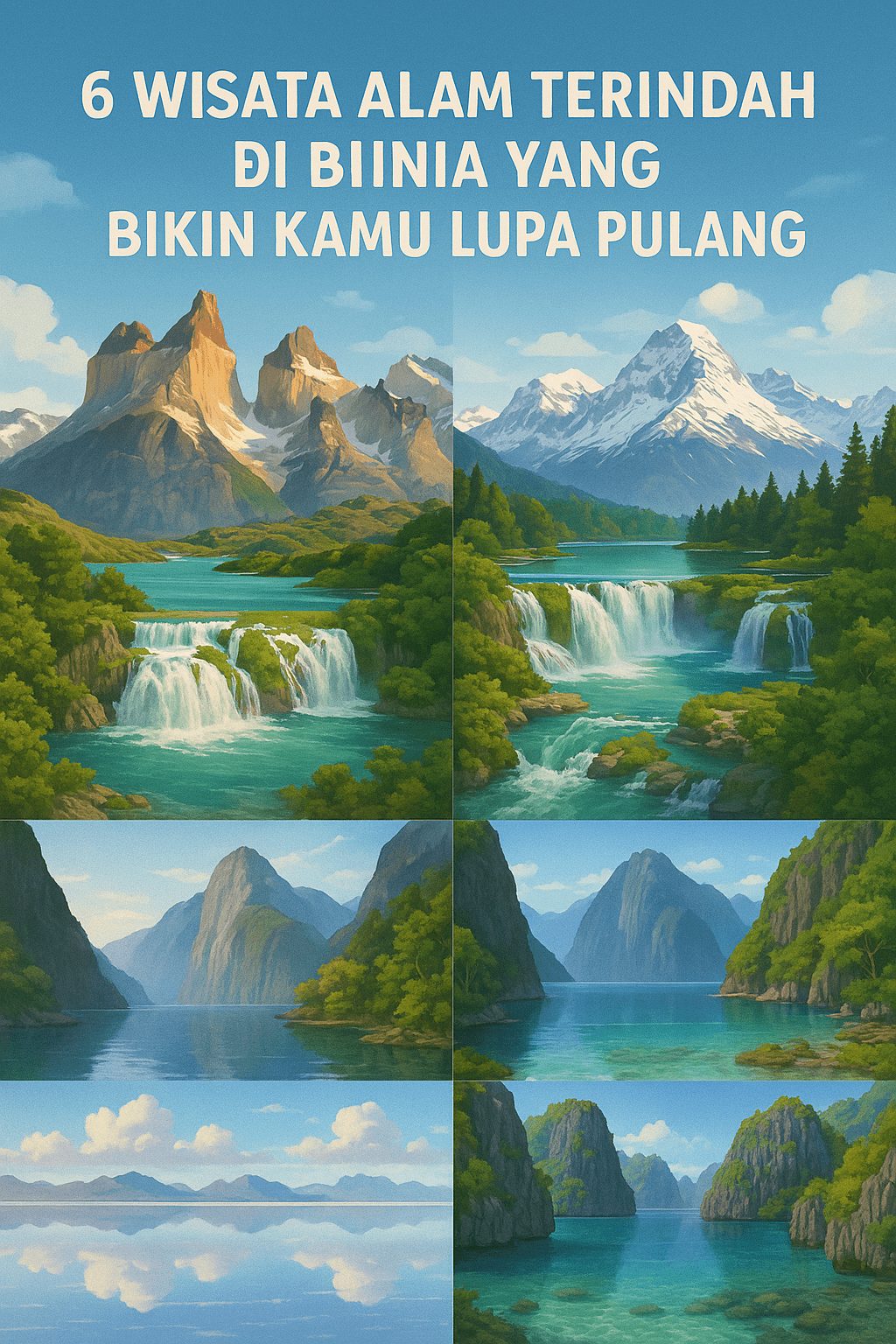 6 Wisata Alam Terindah di Dunia yang Bikin Kamu Lupa Pulang