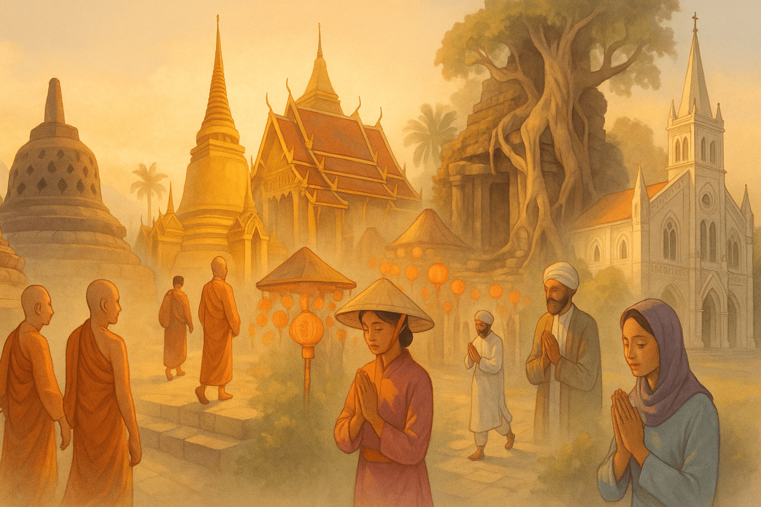 5 Tempat Ziarah Paling Populer di Asia Tenggara—Penuh Makna dan Sejarah