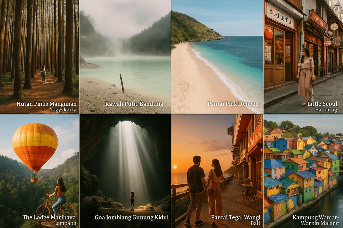 8 Tempat Wisata Instagrammable Kekinian untuk Liburan Hemat Tapi Tetap Stylish