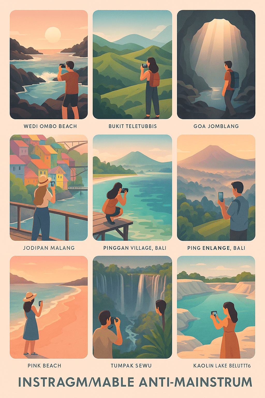9 Rekomendasi Wisata Instagrammable Anti Mainstream untuk Liburan Seru
