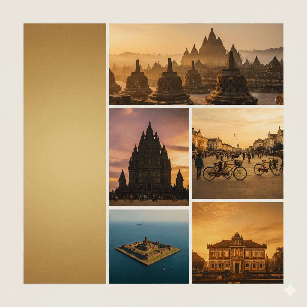 15 Tempat Bersejarah Indonesia yang Instagramable & Penuh Kisah — Panduan Lengkap Rute, Biaya, dan Tips Konten Viral